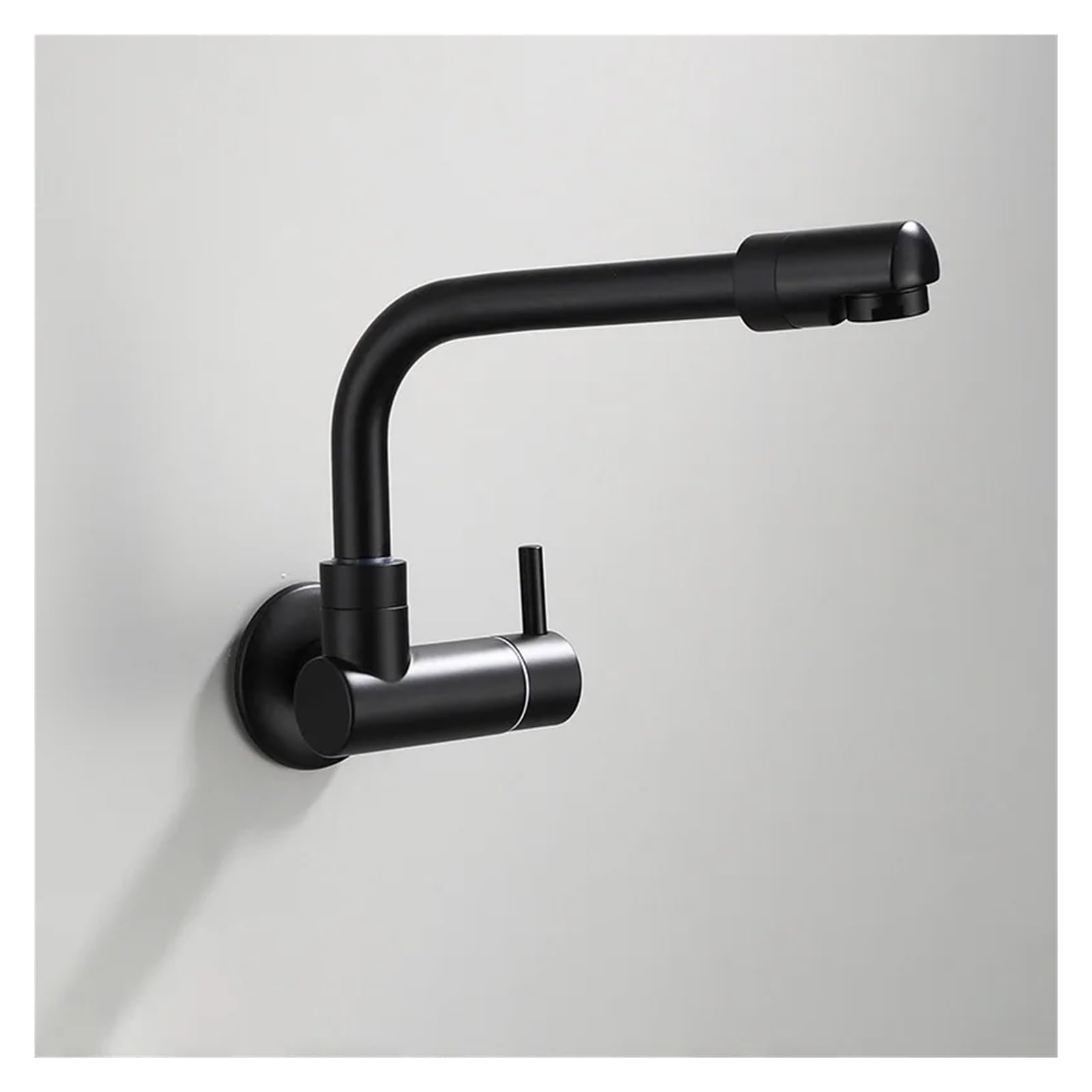Robinet suspendu universel noir mat pour buanderie et cuisine