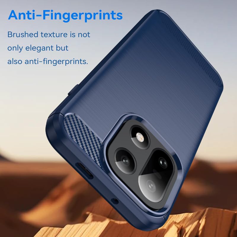 Image of Basic Case for OnePlus 15T (Carbon Fibre Blue)