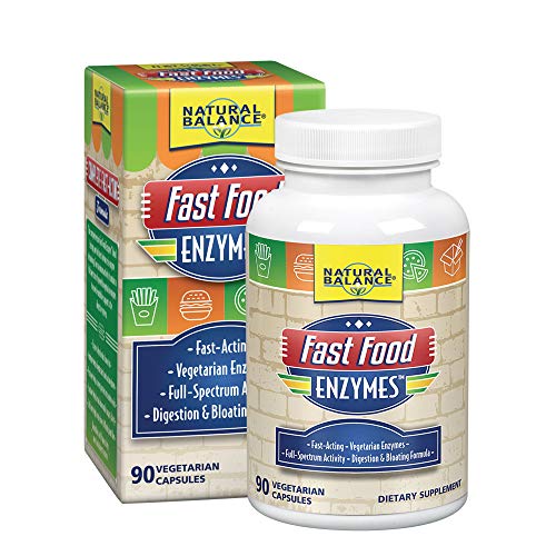 Natural Balance Fast Food Enzymes, 90-Capsules