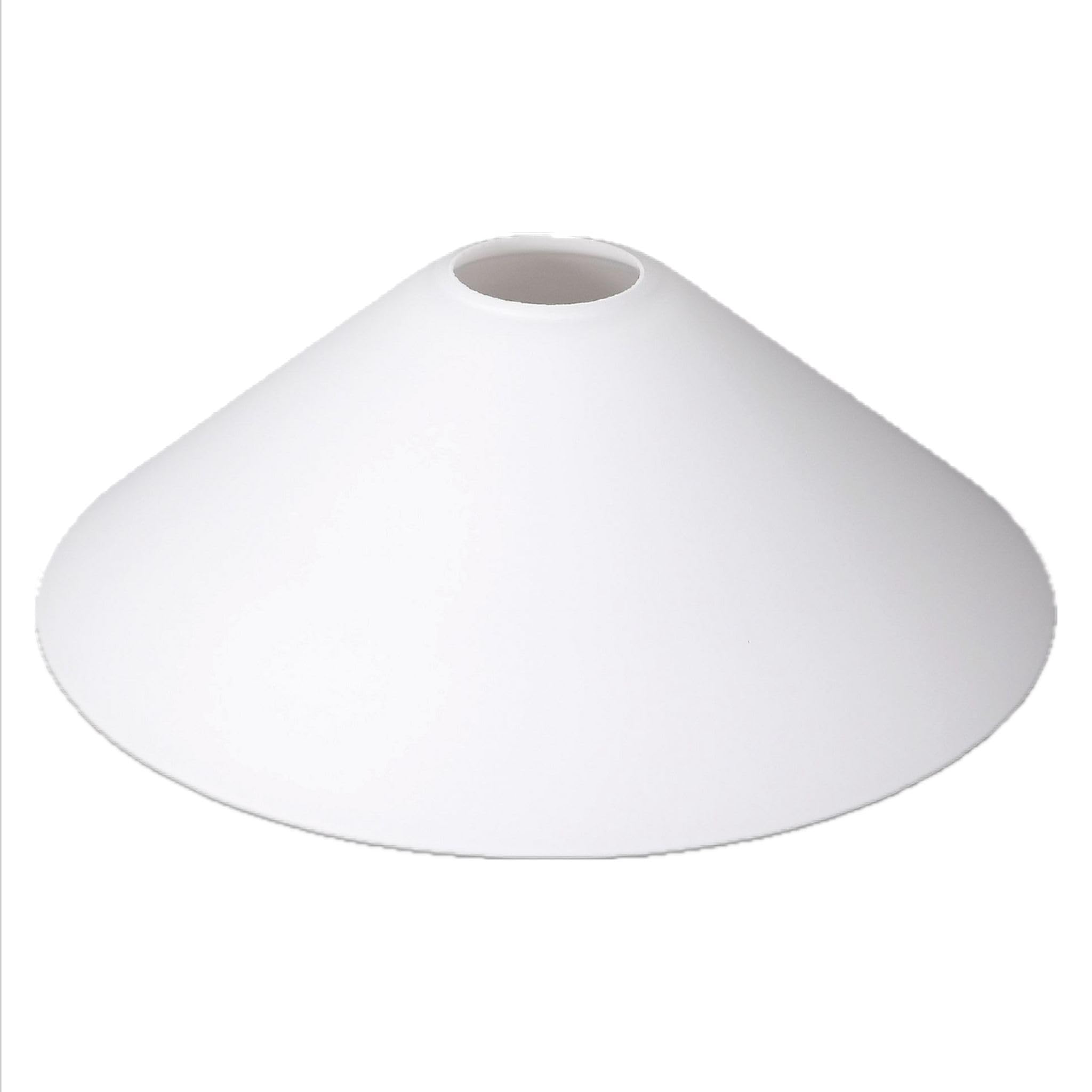 Schusterschirm Vestaschirm weiß matt Ø 250mm Lampenglas Ersatzglas Leuchtenglas E27 Glasschirm