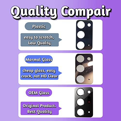 LUVSS 2 Pezzi Fotocamera Lente Posteriore in Vetro...