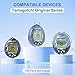 SGHLDE for Tamagotchi Original Gen1/2 Case, Clear Hard PC Drop-Proof Protective Cover, Transparent Portable Carrying Storage Case for Tamagotchi Original Accessories (Cover Only), Translucent Blue