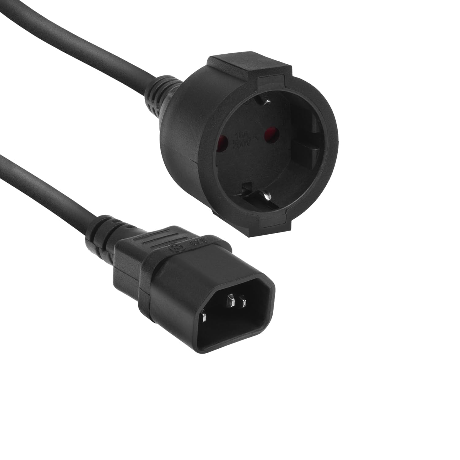 ACT C14 na CEE7/3 kabel zasilający 0,2 m, wtyczka C14 do