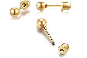 Flat Screwball for Piercings and Cartilage Studs