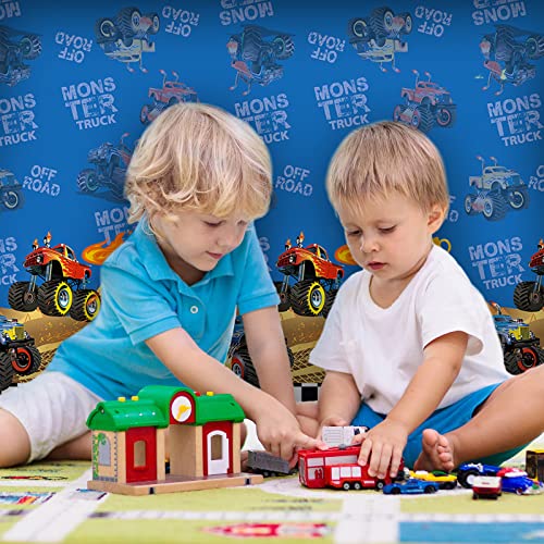 Nappes jetables en plastique anniversaire thème voitures pour enfants