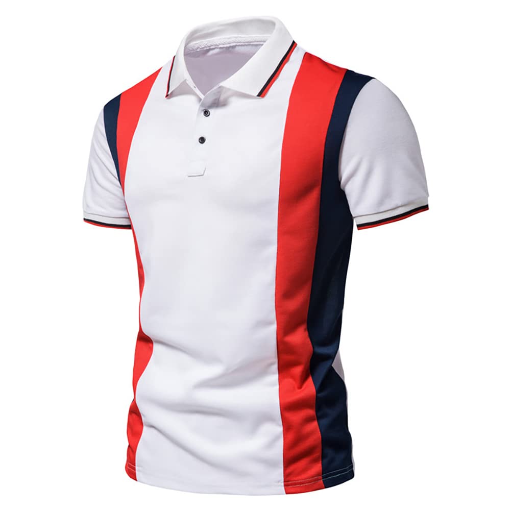 Polo de Golf para Hombre, Camiseta Deportiva de Tenis, Ropa de Calle, Moda Informal, Polo de Rendimiento atlético, Manga Corta
