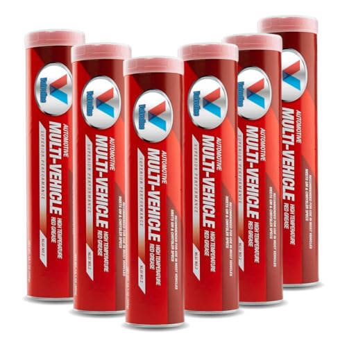 Multi-Vehicle High Temp Red Grease 14.1 OZ Cartridge VV-615 | Lithium Complex EP | NLGI #2 GC-LB | 0°F to 375°F | Extreme Pressure | Disc Brake, Chassis, Suspension, Wheel Bearings