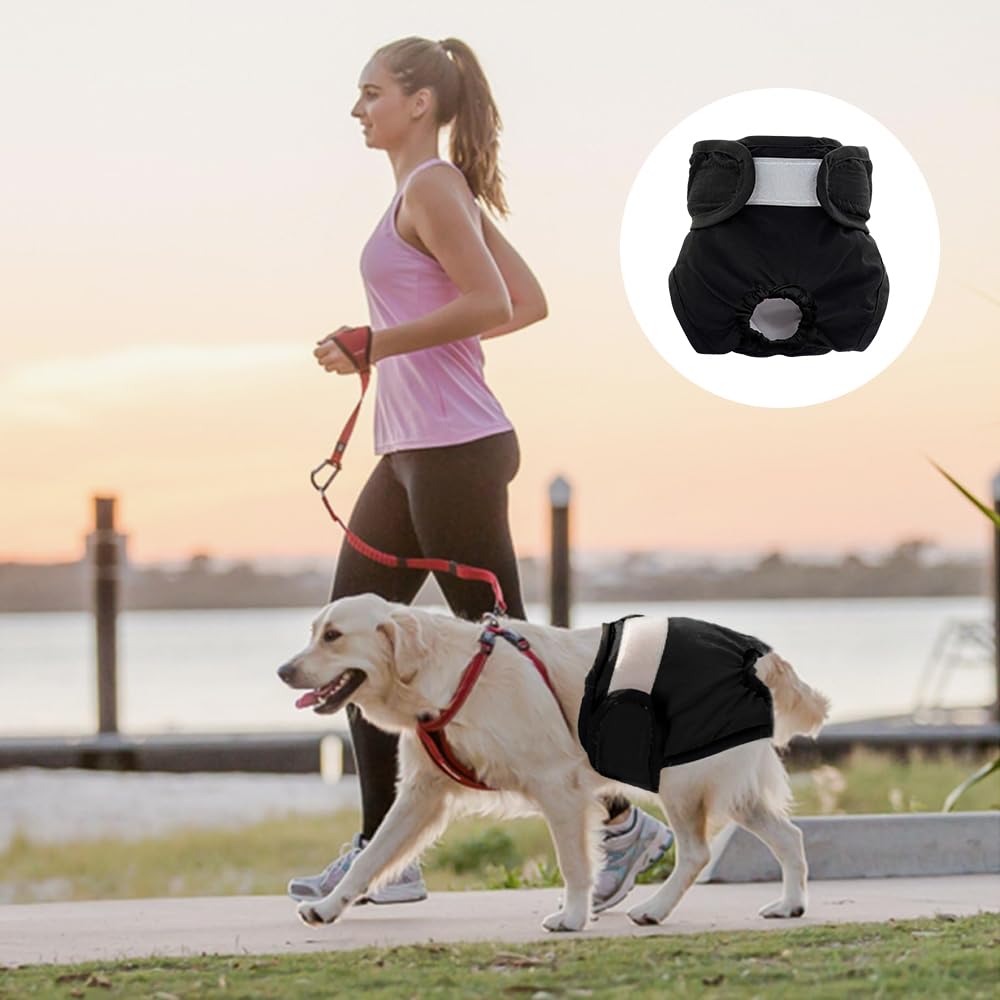 Mutandine Per Cane Femmina In Calore - 2 Pezzi Lavabili, Con 6 Assorbenti, Rete Traspirante - Foto 8