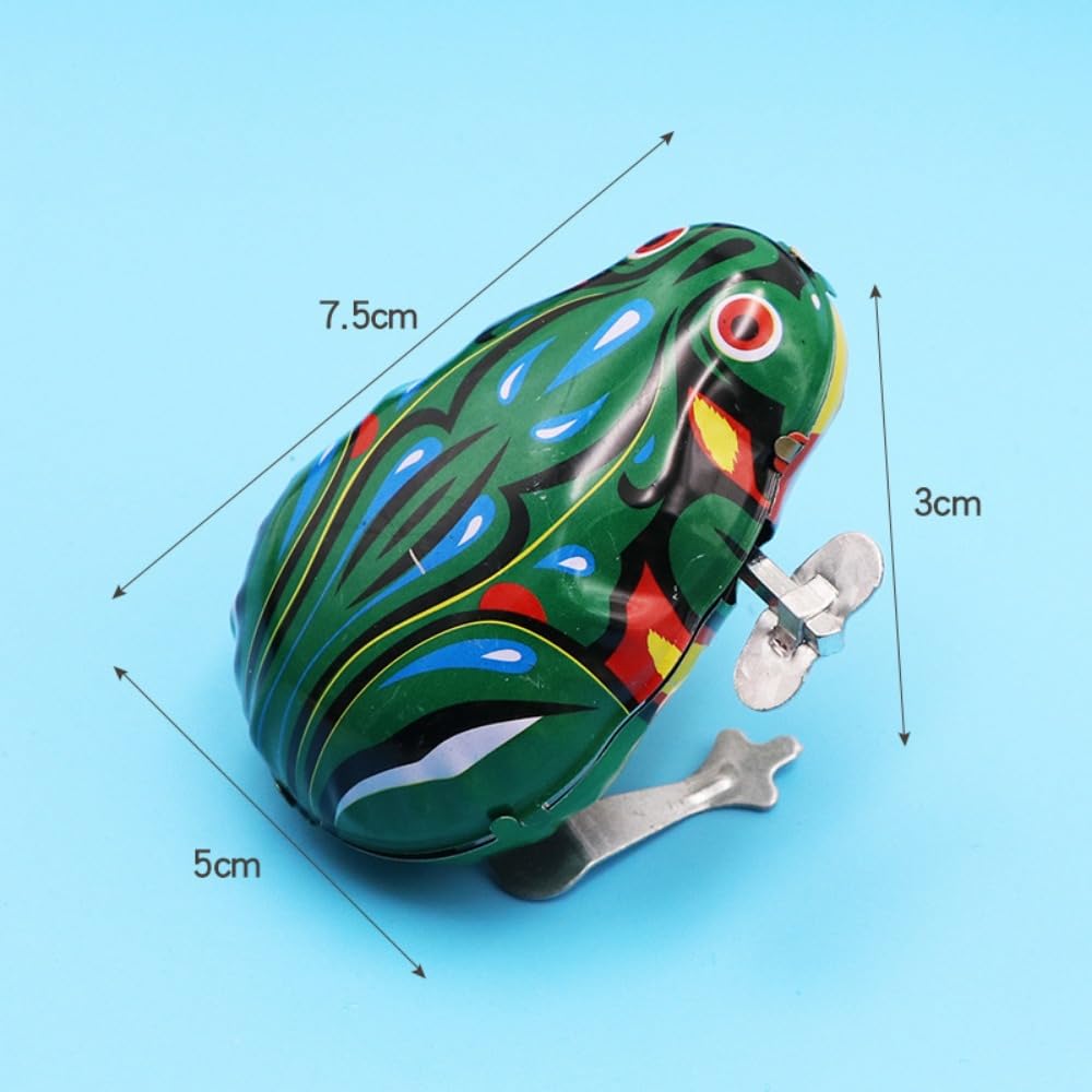 Amazon | ブリキカエル懐かしいぜんまい玩具赤ちゃん上鎖ブリキカエル