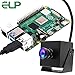 ELP 1080P 120fps USB Fisheye Camera for Computer 11.6MP Webcam High Speed PC Camera Wide Angle Web Camera for Desktop Computer Industrial USB Security Camera Mini Lightburn Camera for Raspberry Pi