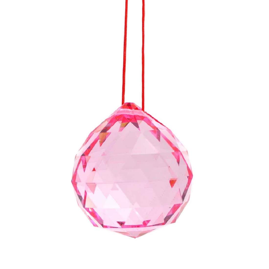 Pink Crystal Ball - Feng Shui & Vastu Decor -1