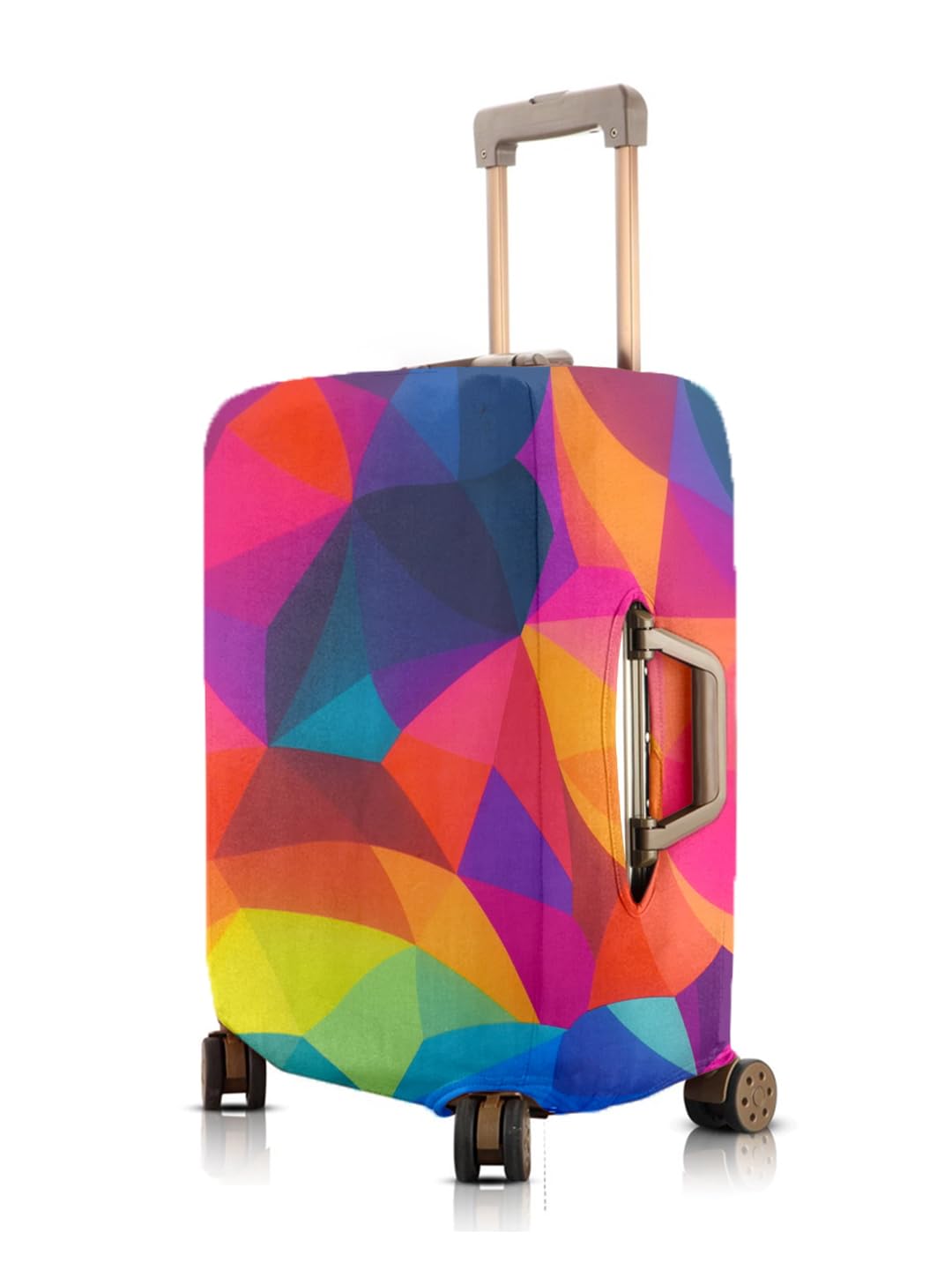Cortina Polyester Luggage Cover Trolley Travel Covers Washable Dust Proof Anti-Scratch Suitcase Protector, Small-Multicolor-image-31