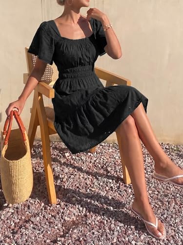  Eyelet Mini Dress - image 2