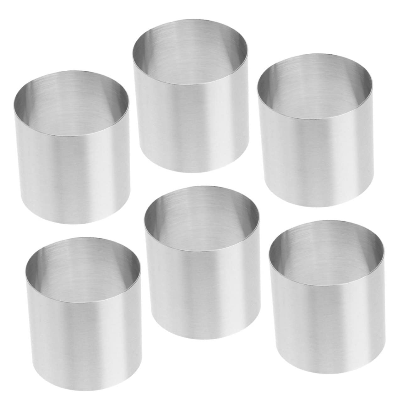 STOBAZA Non-stick Baking Plate for Cake Chiffon Cake Mold Mousse Molds Cookie Molding Tools Set of 6