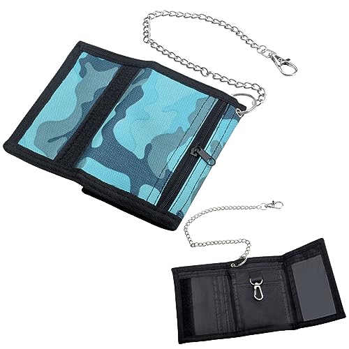 Lyivisk Kinder Geldbeutel Mit Reißverschluss - Camouflage Design Für Schule & Alltag