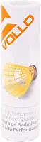 Peteca de Badminton de Nylon com Base de Cortiça Tubo com 6 Vollo Sports