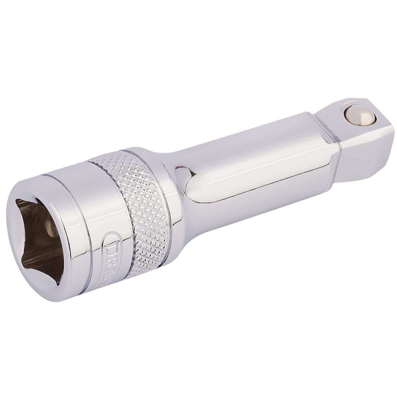 Draper 1/2" Drive Polished Chrome Wobble Socket Extension Bar 1/2" 75mm