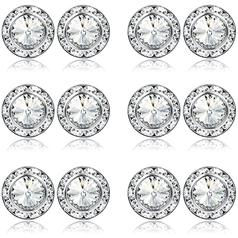 BESTEEL Rhinestone Earrings with Crystal Halo Studs Cover