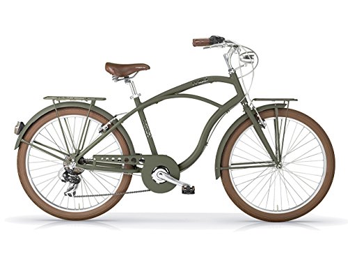 Prodotto di qualita MBM Maui Cruiser 26 U all 7 Vel, Bici Uomo, Verde Mil A42, XX