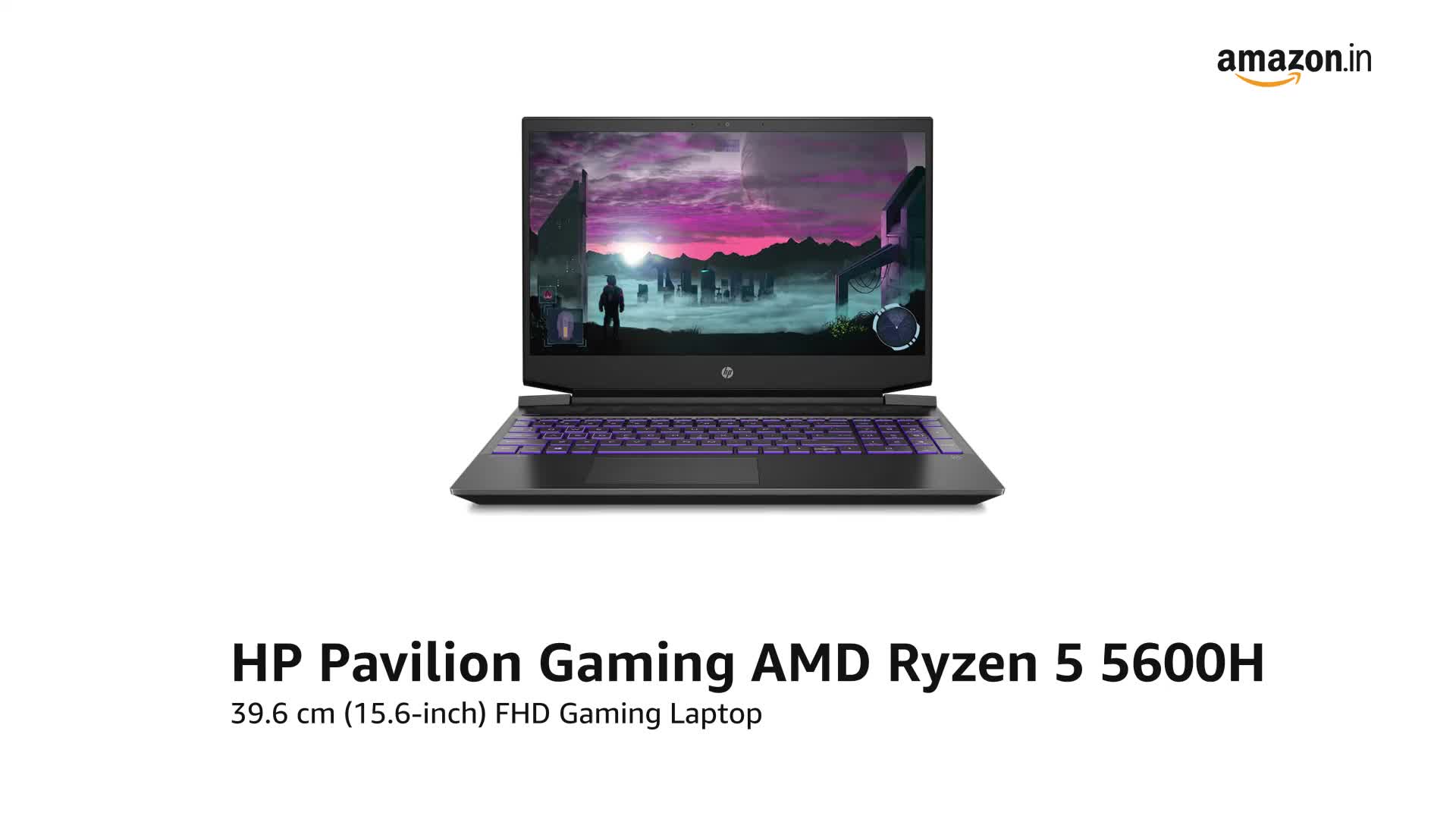 HP Pavilion Gaming Latest AMD Ryzen 5 5600H Processor 15.6