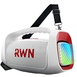 Epic 160W OUTDOOR SOUND: This portable speaker is equipped with two 3.5-inch 60W woofers and two 20W tweeters. DSP Intelligent Crossover technology adds depth and clarity to the sound. With up to 160 W, it's easy to navigate backyard parties and movi...