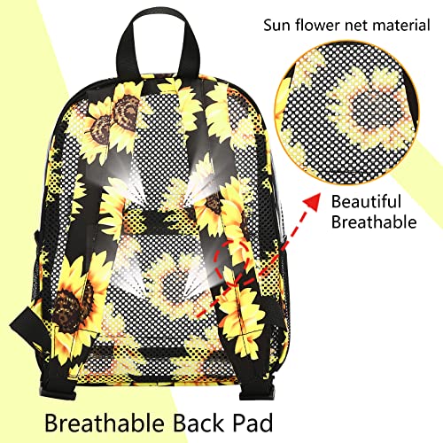 Clear Mini Backpack Stadium Approved 12X12X6 Small Transparent Backpacks Plastic See Through Bag For Work Festival Security Travel #TOP3