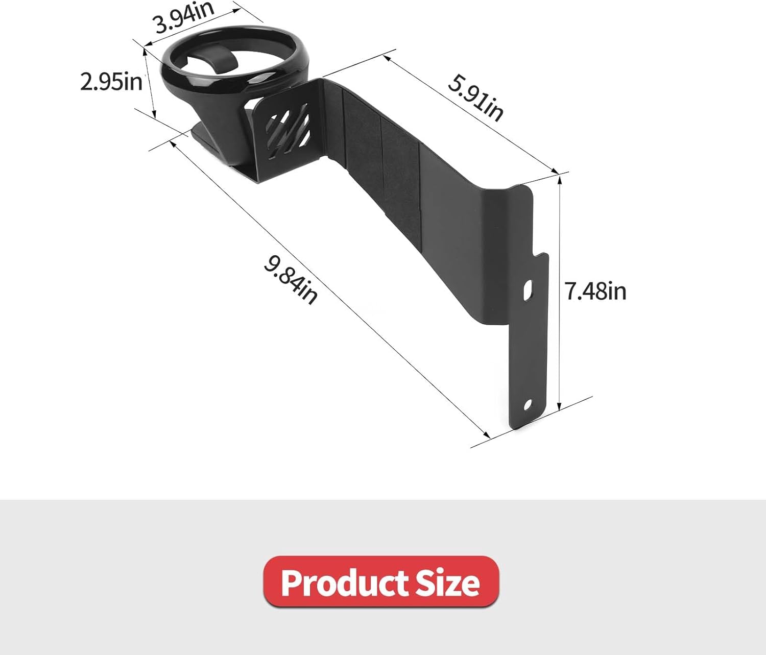 1PC Door Drink Cup Holder Fit for Jeep Wrangler TJ 1997-2006, Driver Side