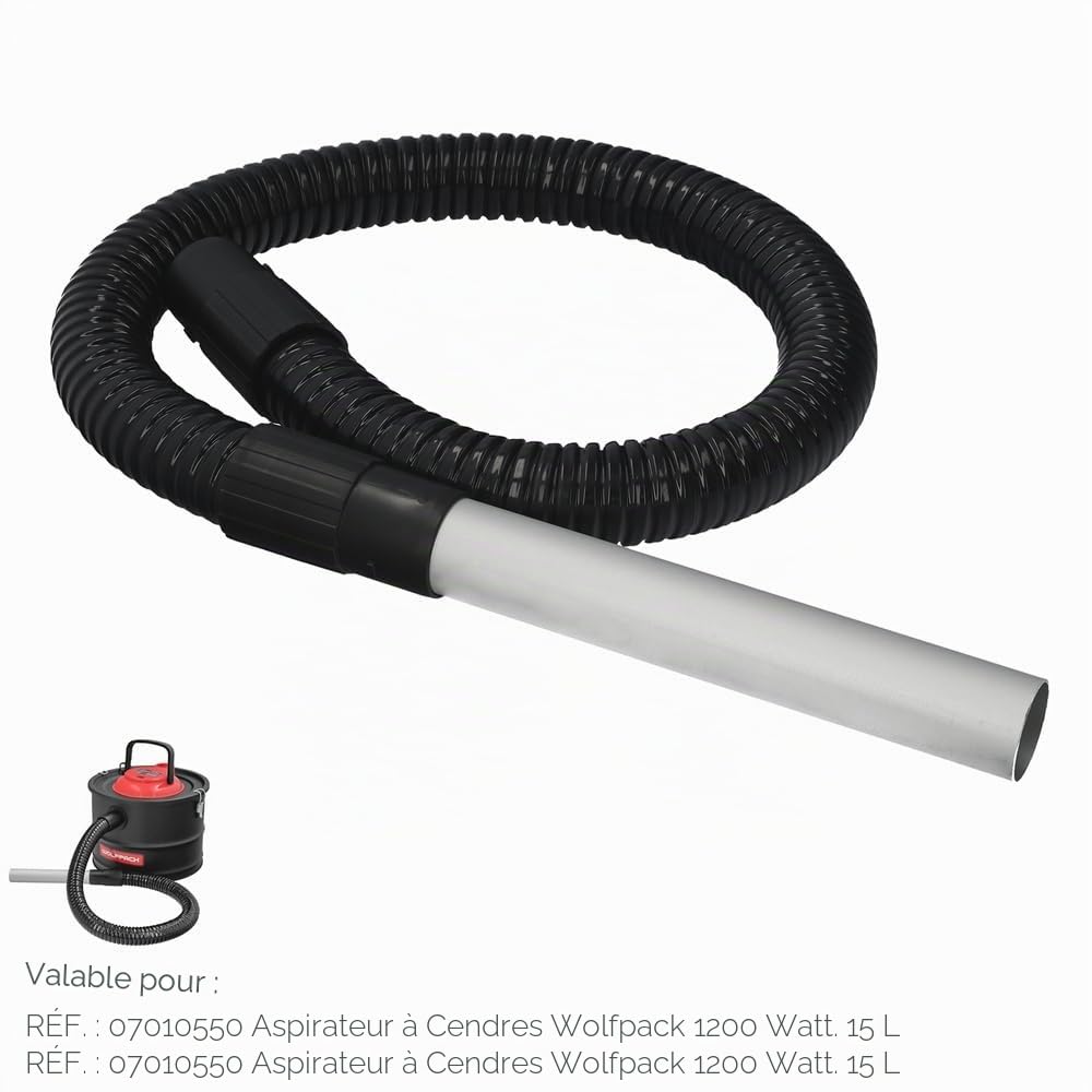 WOLFPACK LINEA PROFESIONAL Wolfpack 07010550 Tube avec lance pour aspirateur de cendres 1 200 W 15 l