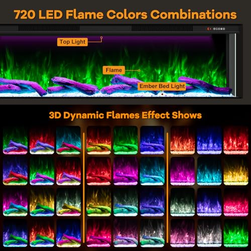 STRICWARM Electric Fireplace Control Options