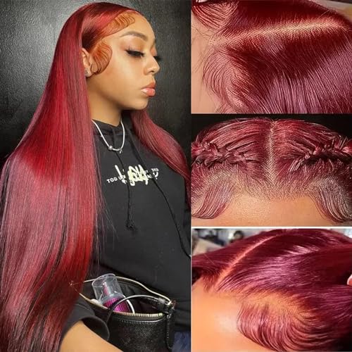 ULRICA Burgundy Lace Front Wig