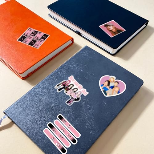 Image of CodersParadise K-Pop Girl Group Stickers Pack - 58PCS Premium Waterproof Vinyl Aesthetic Fan Stickers for Laptop, Phone, Water Bottle, Notebook, Diary & Journal Decoration for Teens & Girls