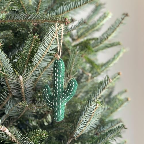 Cactus Ornament, Cactus Christmas Ornament, Felt...