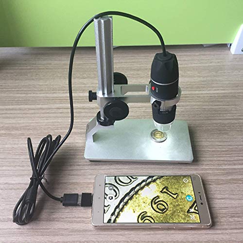 Image of Jiusion Aluminium Alloy Universal Adjustable Professional Base Stand Holder Desktop Support Bracket for Max 1.4 inch in Diameter USB Digital Microscope Endoscope Magnifier Loupe Camera