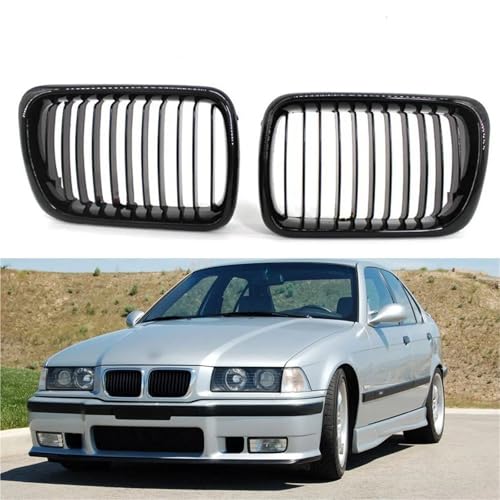 Reemplazo de rejilla para E36: repara tu frontal dañado con este recambio ABS negro 5
