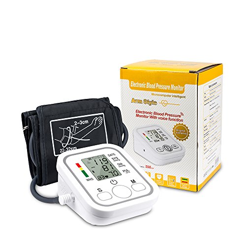 Senweit automático Parte Superior del Brazo Monitor de presión arterial esfigmomanómetro eléctrico ajustable Cuff pulso Monitor de medición para la asistencia sanitaria