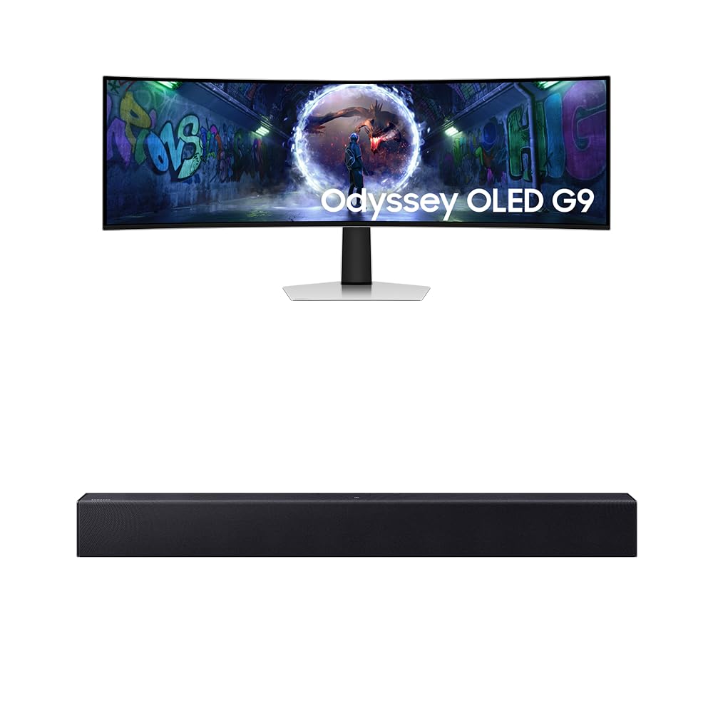 Samsung Combo Monitor Odyssey OLED G9 49" + Soundbar HW B400F