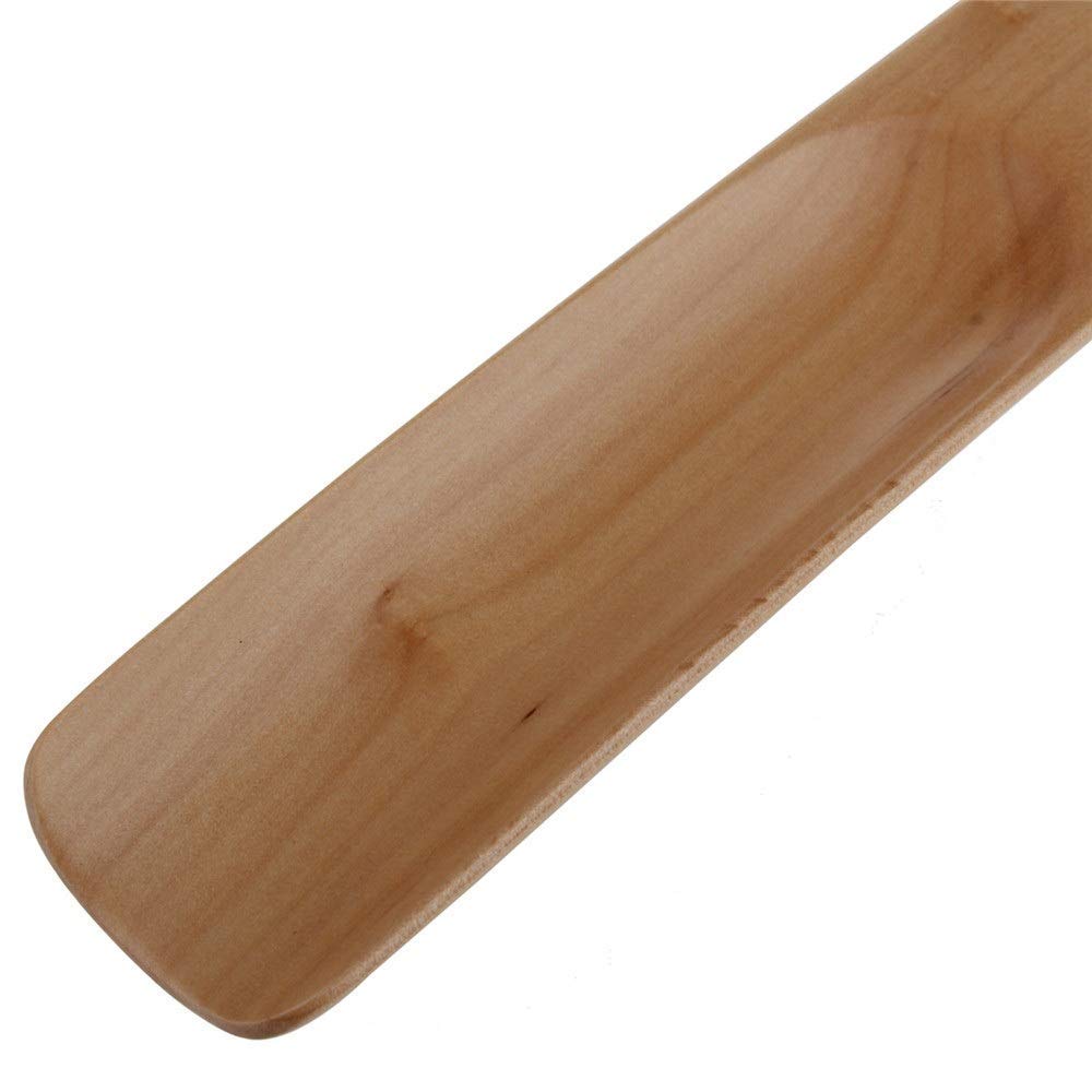 Akcesoria do obuwia Dorośli mężczyźni i kobiety nadają się do drewnianych butów z litego drewna Pociągnij małe i piękne długie buty (20 cm) Przenośny łyżka do butów (kolor: wielokolorowy, rozmiar: 2