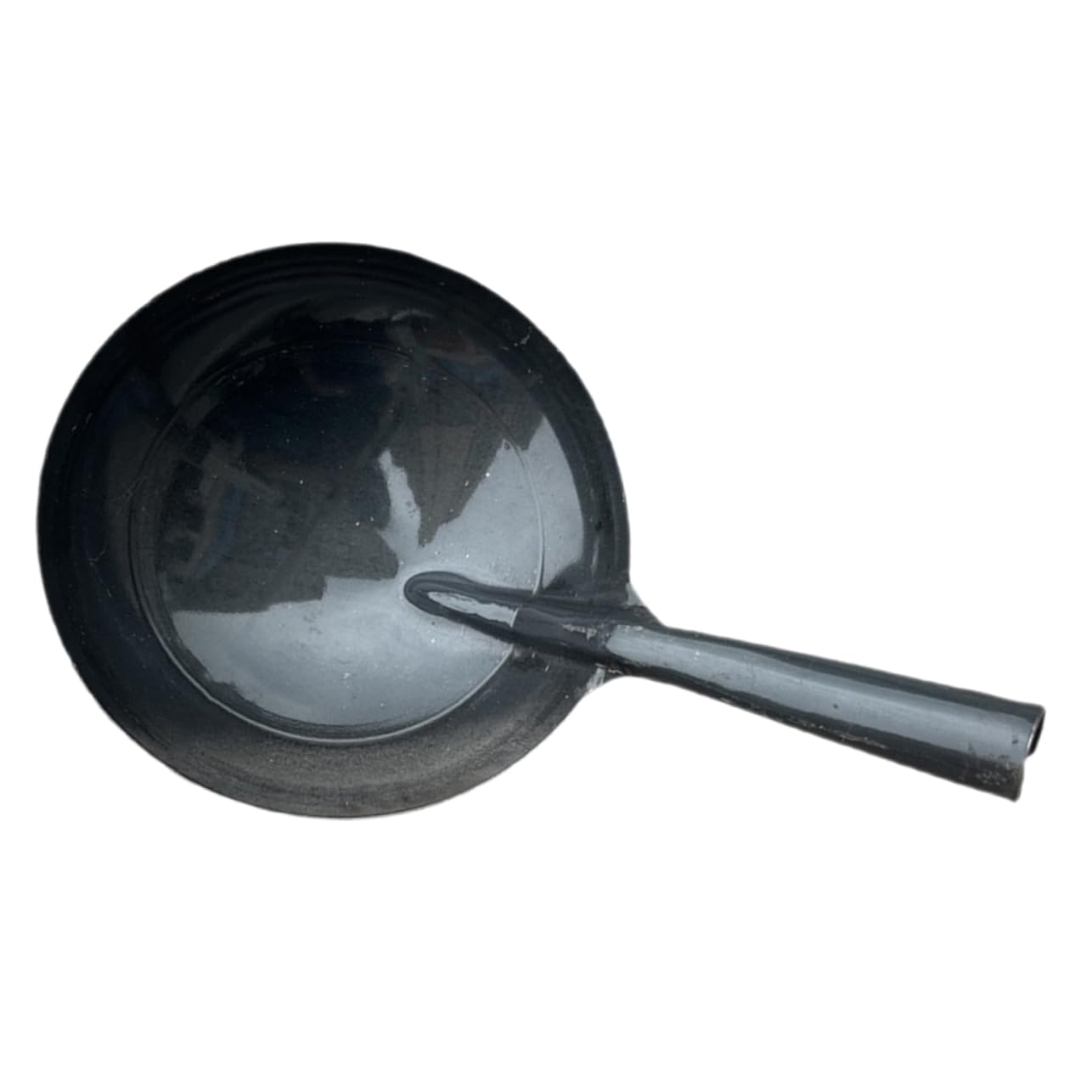 Cabilock Louche à Eau Réutilisable en Fer, Poignée Épaissie, Grosse Capacité, Maison Jardin, Arrosage des Fleurs, Ustensile Cuisine Noir