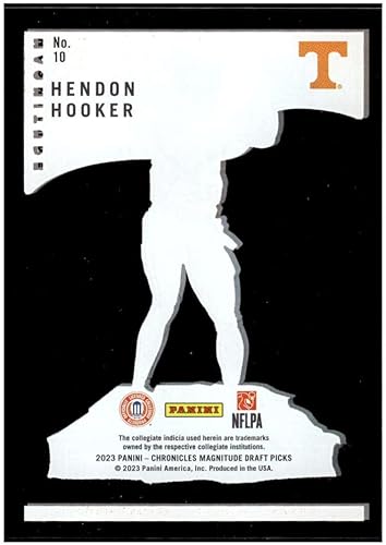 Vista 2 de HENDON HOOKER RC 2023 Panini Chronicles Draft Magnitude Orange #10 ROOKIE Lions NM+-MT+ NFL Football Picks