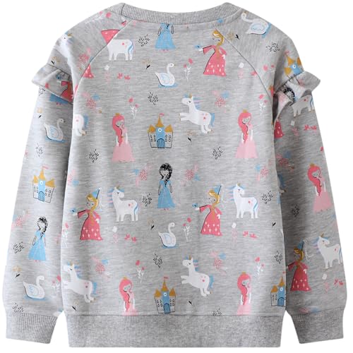 Image of Hongshilian Unisex Kids Cute Cartoon Cotton Sweater Shirt