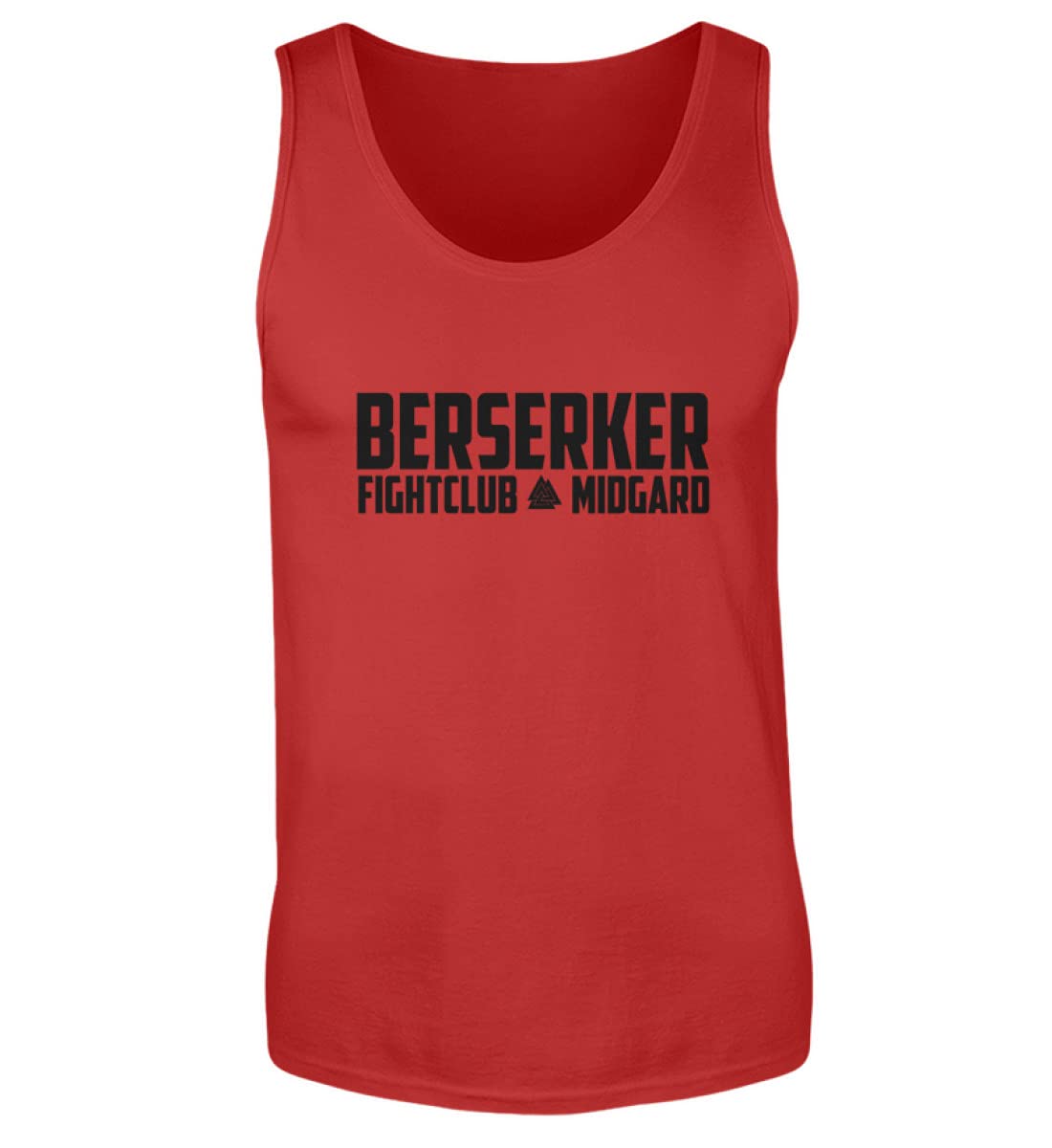 Camiseta de tirantes Berserker Fightclub Midgard roja L para evitar rozaduras al entrenar 3