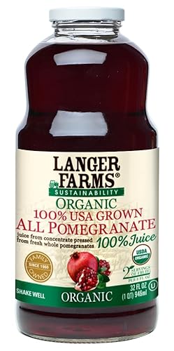 Langer Farms Organic Pomegranate, 100% Juice, 32 fl oz