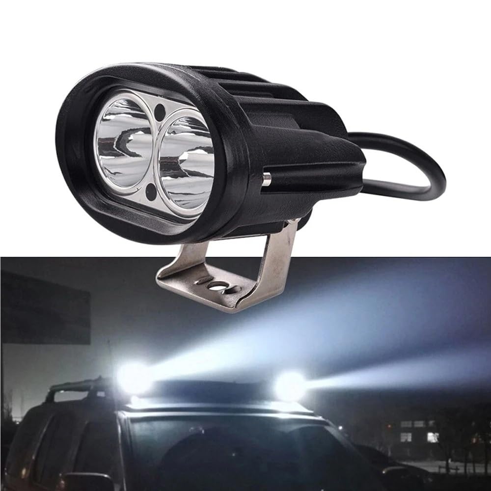 Moto Faro Anteriore Fendinebbia per moto, faro a LED, lampada di guida ausiliaria, faretti da lavoro, bianco giallo per Rad Power