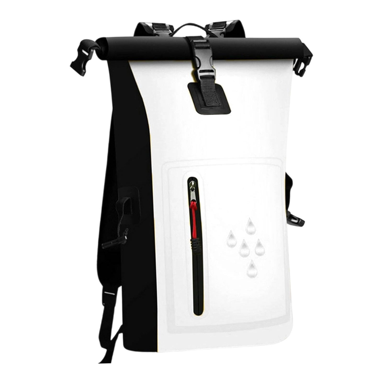 Qianly Wasserdichter Packsack/Kajakrucksack, 25 Liter, Wasserdichter Rucksack für Outdoor Camping