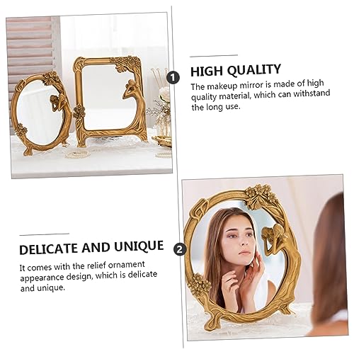 Miroir de table rétro pour corriger le manque de lumière sur coiffeuse - 8