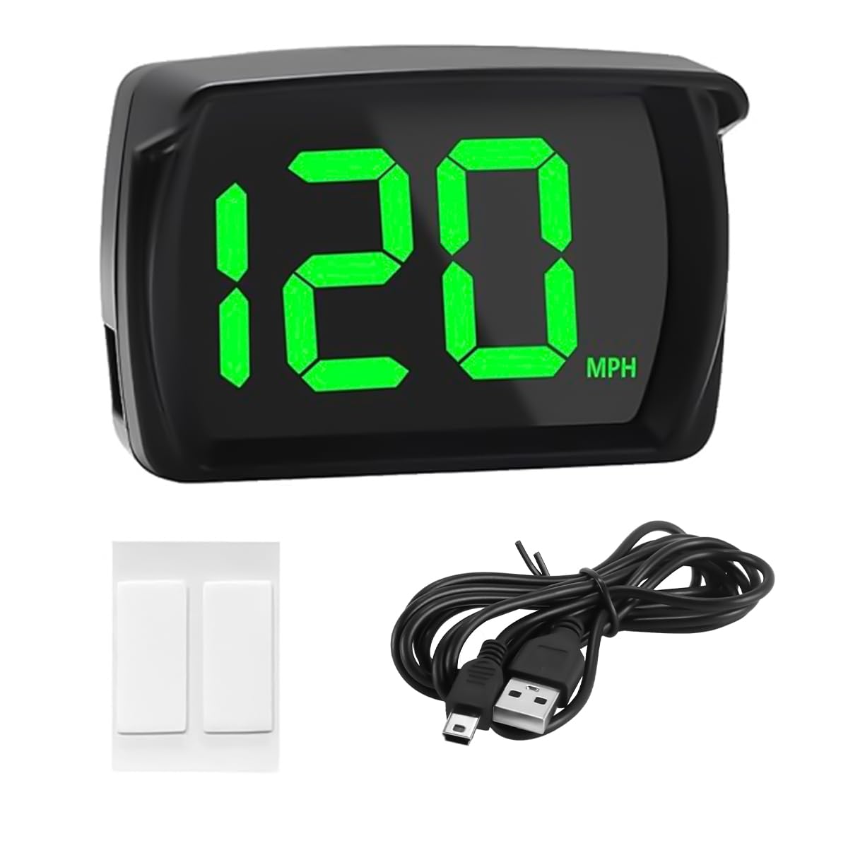 Cyfrowy prędkościomierz GPS z wyświetlaczem HUD dla samochodów osobowych, ciężarowych i motocykli Duży wyświetlacz LCD Śledzenie km/h w czasie rzeczywistym