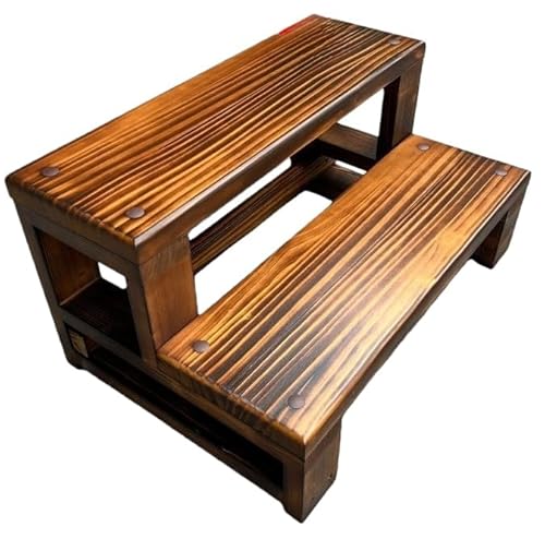 ���ݑ� �ؐ� �X�e�b�v�X�c�[�� �r���X�e�b�v �X�e�b�v�`�F�A Tufduzo 2�i ��40/50/60/80CM �V�R�؉��O ���֑� �q����l���p ����~�� �x�b�h�T�C�h�X�c�[�� �x�b�h���[�� �o�X���[�� �L�b�`���p �g�C�� �^�t�h�D�] (60*40*30