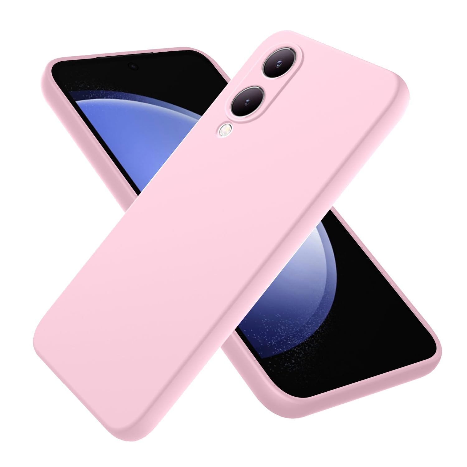 LIRAMARK Silicone Soft Back Cover Case with Micro-Fibre Cloth On Inner Side for Vivo Y17s/ Vivo Y28s (Pink) (B0DBMWMBVS) Amazon Price History, Amazon Price Tracker
