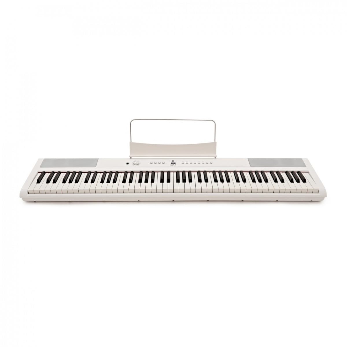 SDP-2 Pianoforte digitale da palco a 88 tasti con azione ponderata, bianco | Otto Voci tra Piano a Coda ed Elettrico, Azione Pesata per una Transizione Facile, Quattro Altoparlanti Stereo, Bianco