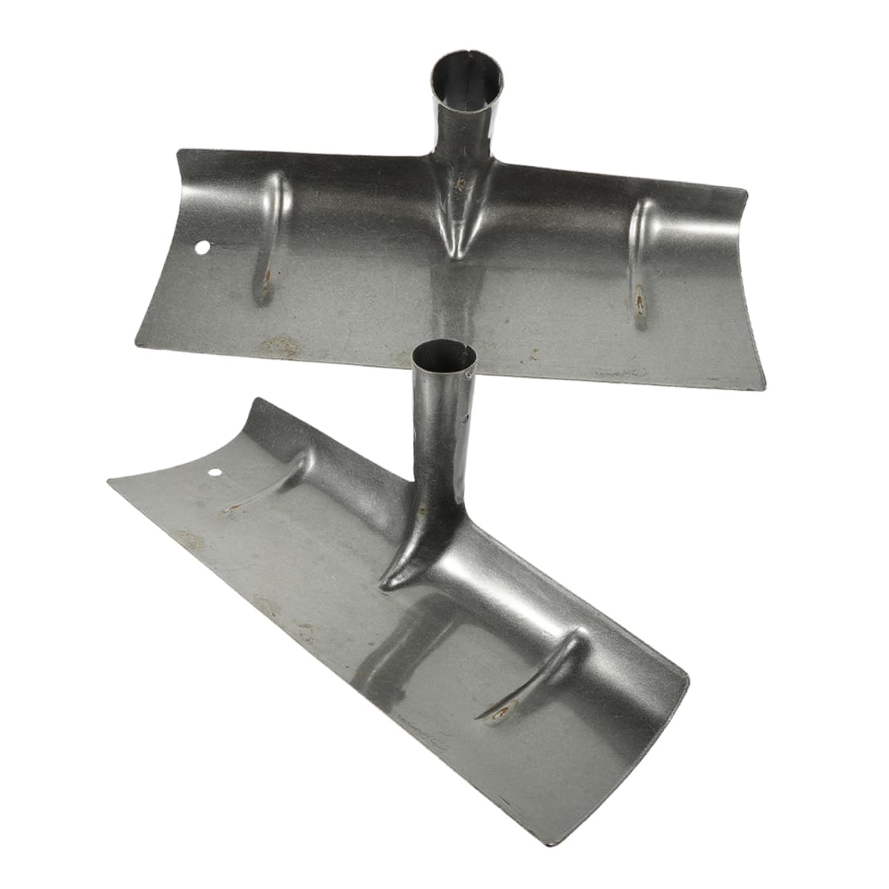 Kisangel 2 Pala de Limpieza de Granja Pala Metálica para Excrementos de Aves de Corral Herramienta Multifuncional 2 Unidades Diseño Resistente para Uso en Granjas y Hogares